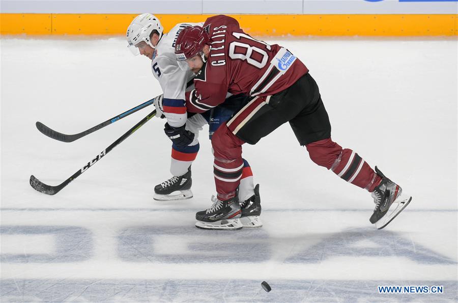 (SP)LATVIA-RIGA-ICE HOCKEY-KHL-RIGA DINAMO VS NIZHNY NOVGOROD