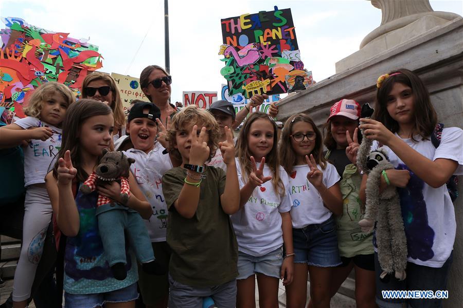 GREECE-ATHENS-STUDENTS-ACTION-CLIMATE CHANGE