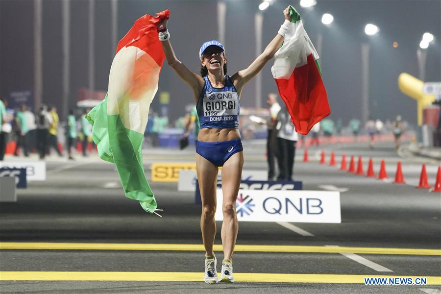 (SP)QATAR-DOHA-IAAF WORLD ATHLETICS CHAMPIONSHIPS-WOMEN'S 50KM RACE WALK 