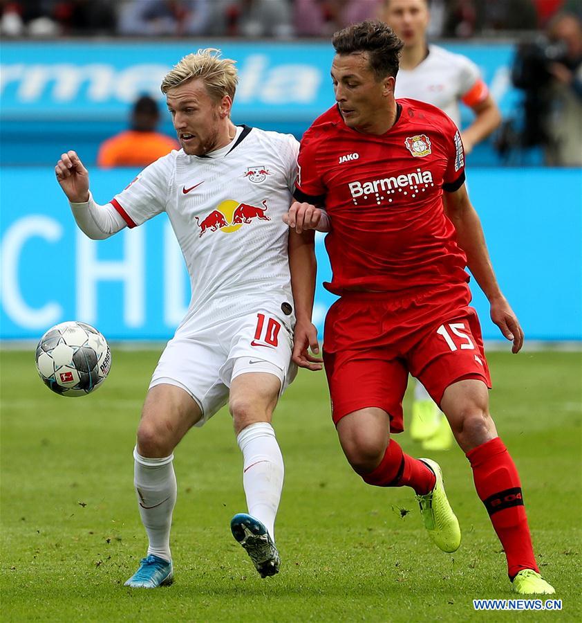 (SP)GERMANY-LEVERKUSEN-SOCCER-BUNDESLIGA-LEVERKUSEN VS LEIPZIG