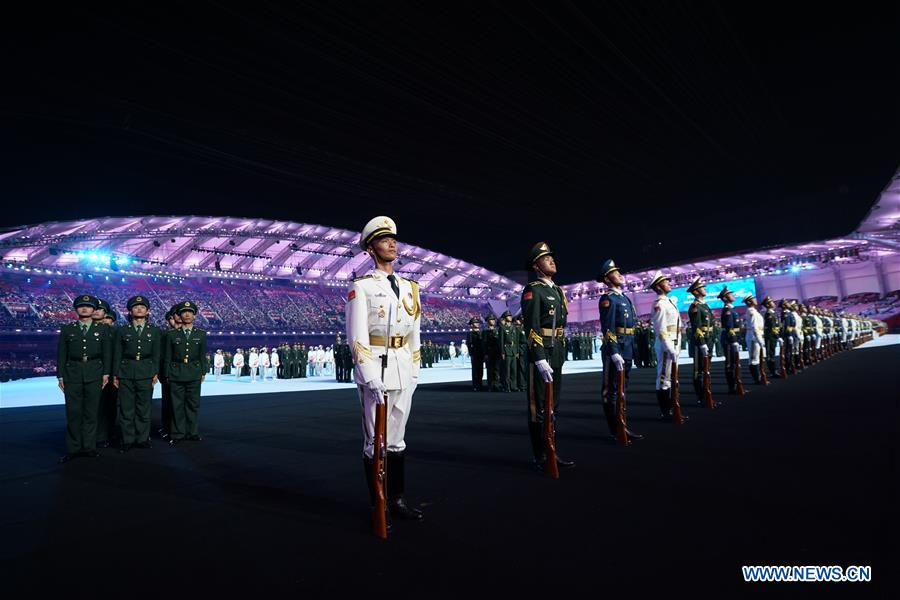 (SP)CHINA-WUHAN-7TH MILITARY WORLD GAMES-OPENING CEREMONY