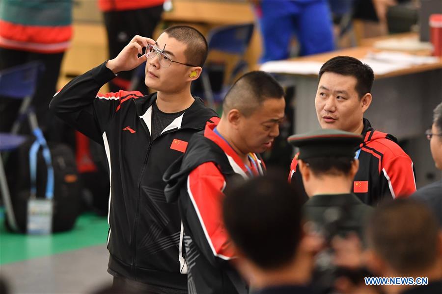 (SP)CHINA-WUHAN-7TH MILITARY WORLD GAMES-SHOOTING-MEN'S 25M MILITARY RAPID FIRE PISTOL-TEAM