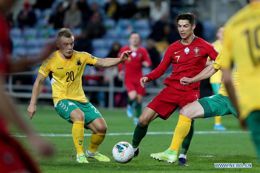 (SP)PORTUGAL-FARO-SOCCER-EURO 2020 QUALIFIER-GROUP B-PORTUGAL VS LITHUANIA