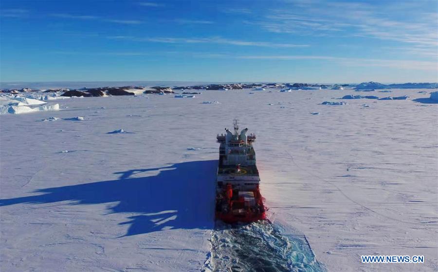 (EyesonSci) CHINA-XUELONG 2-ANTARCTIC-EXPEDITION-UNLOADING(CN)