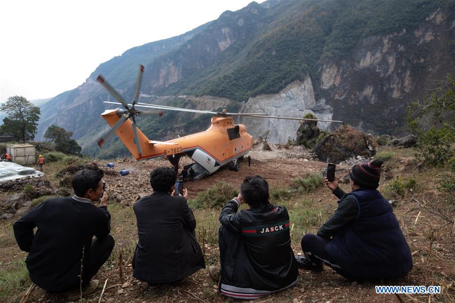 CHINA-SICHUAN-ROAD CONSTRUCTION-MI-26 HELICOPTER (CN)