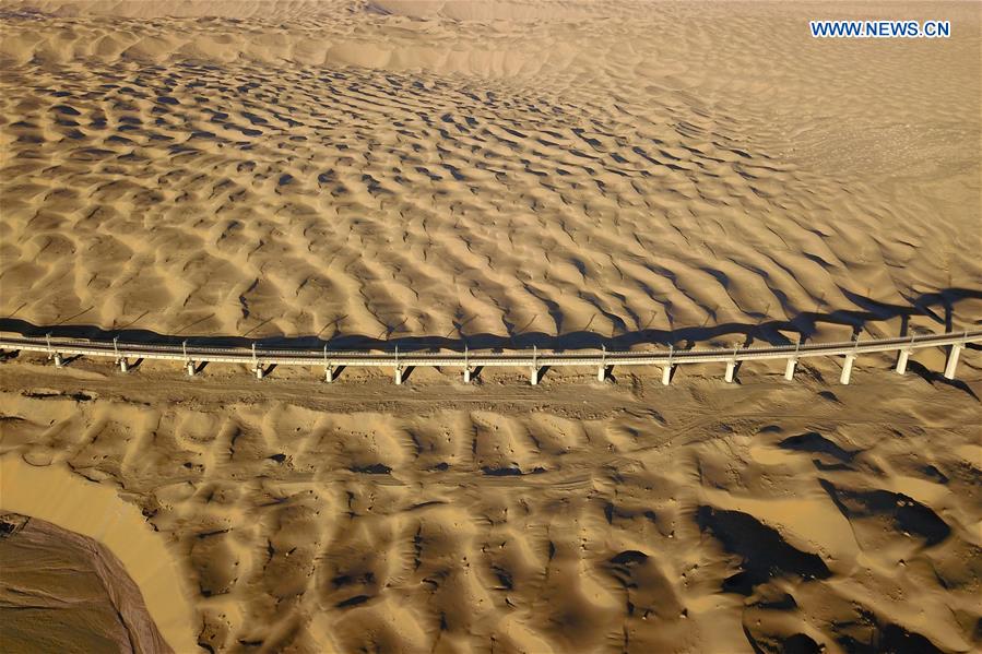 CHINA-GANSU-AKSAY-BRIDGE (CN)