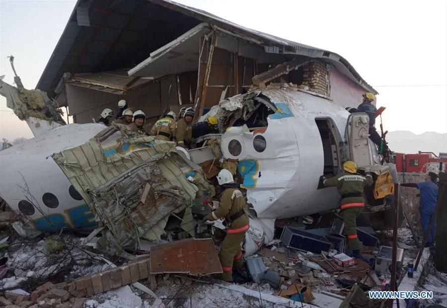 KAZAKHSTAN-NUR-SULTAN-PLANE-CRASH