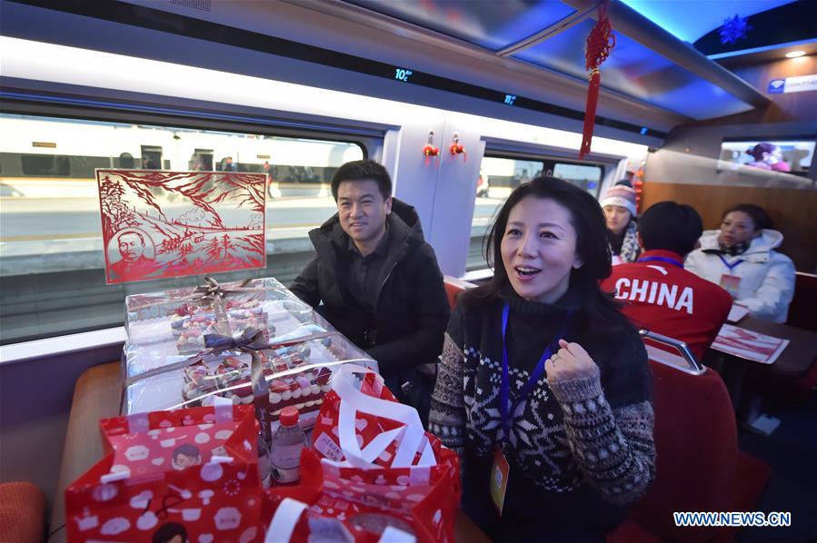 CHINA-BEIJING-ZHANGJIAKOU-HIGH-SPEED RAILWAY-OPENING (CN)