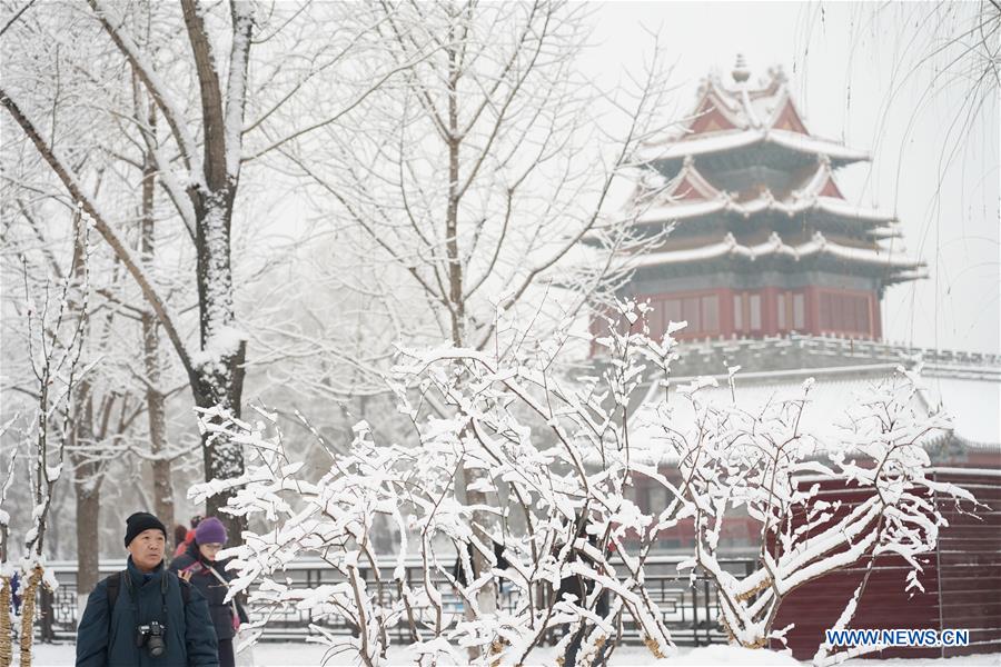 CHINA-BEIJING-SNOW SCENERY (CN)