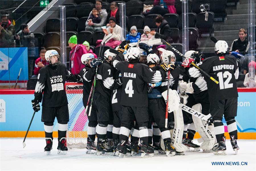 (SP)SWITZERLAND-LAUSANNE-WINTER YOG-ICE HOCKEY-MEN'S 3-ON-3