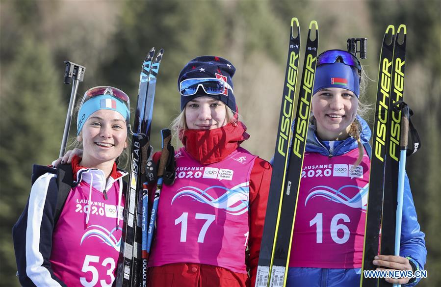 (SP)FRANCE-LES ROUSSES-WINTER YOG-BIATHLON-WOMEN'S 10KM INDIVIDUAL