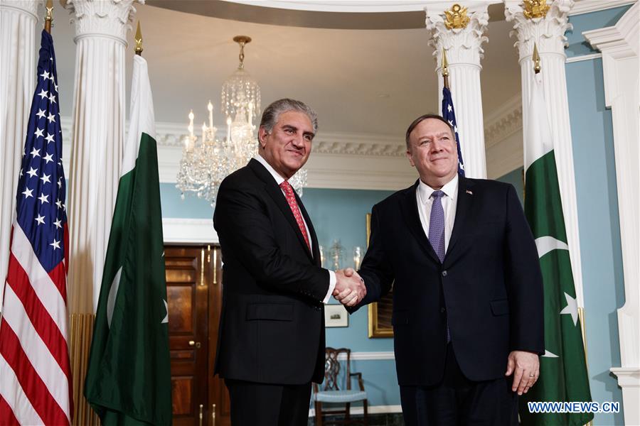  U.S.-WASHINGTON D.C.-POMPEO-PAKISTAN-FM-MEETING