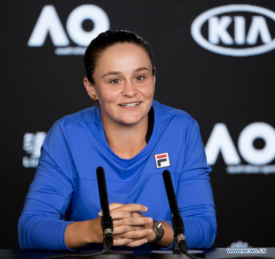 (SP)AUSTRALIA-MELBOURNE-TENNIS-AUSTRALIAN OPEN-PRESS CONFERENCE