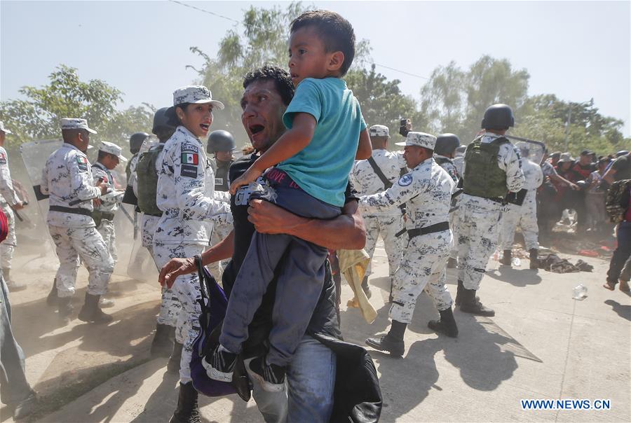 MEXICO-BORDER-CENTRAL AMERICAN MIGRANTS