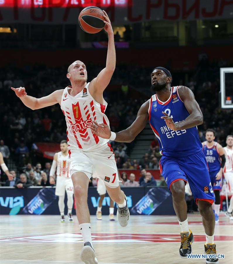 (SP)SERBIA-BELGRADE-EUROLEAGUE-BASKETBALL-CRVENA ZVEZDA VS EFES