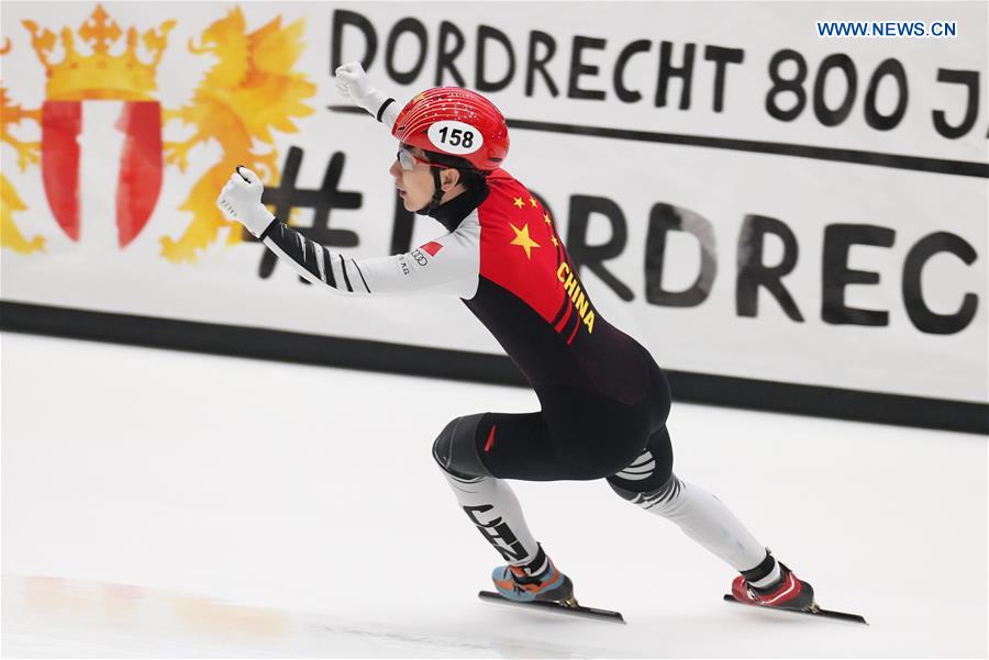 (SP)THE NETHERLANDS-DORDRECHT-ISU WORLD CUP-SHORT TRACK