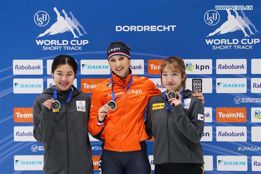 (SP)THE NETHERLANDS-DORDRECHT-ISU WORLD CUP-SHORT TRACK