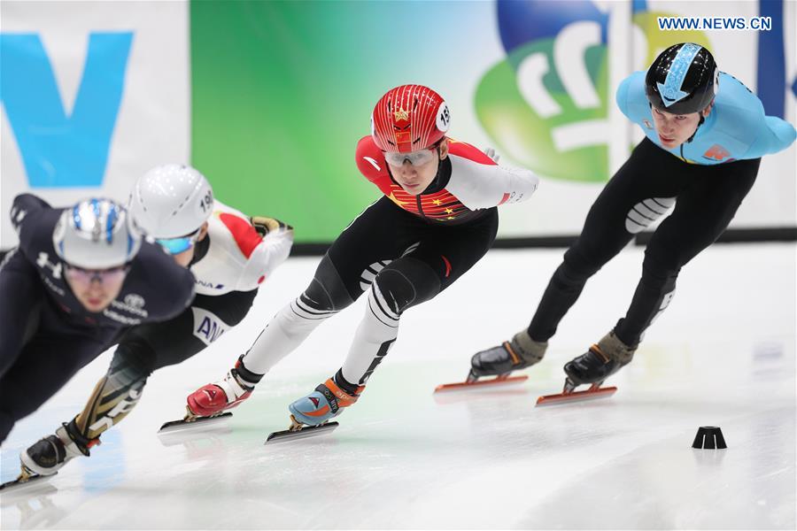 (SP)THE NETHERLANDS-DORDRECHT-ISU WORLD CUP-SHORT TRACK