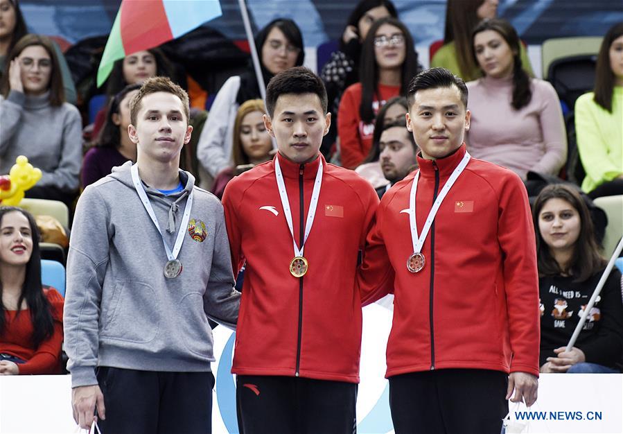 (SP)AZERBAIJAN-BAKU-FIG-WORLD CUP-TRAMPOLINE GYMNASTICS-MEN'S INDIVIDUAL FINAL