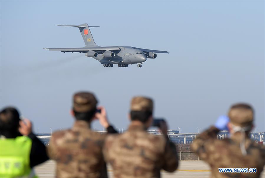 CHINA-HUBEI-WUHAN-NOVEL CORONAVIRUS-AIR FORCE-MILITARY MEDICS (CN)