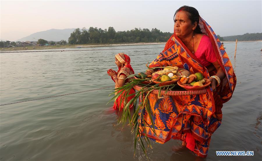 NEPAL-CHITWAN-CHHATH FESTIVAL