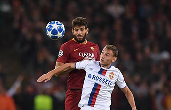 Champions League: Roma beat CSKA Moskva 3-0