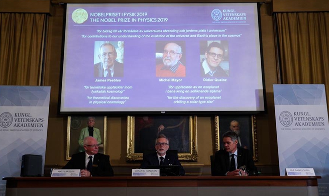 3 scientists share 2019 Nobel Prize in Physics