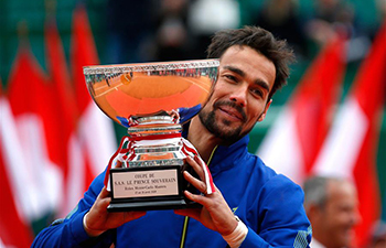 Fabio Fognini claims title at Monte-Carlo Rolex Masters