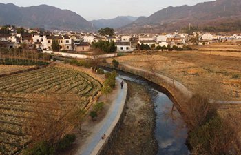 Scenery of Pingshan Village in east China's Anhui