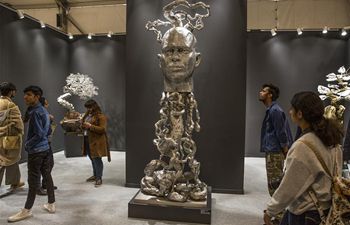 India Art Fair 2020 held in New Delhi, India