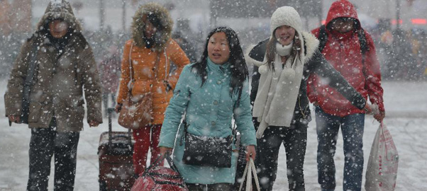 暴雪藍(lán)色預(yù)警解除 河南安徽等局地仍有中到大雪