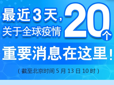 【圖解】最近3天，關(guān)于全球疫情20個重要消息在這里！