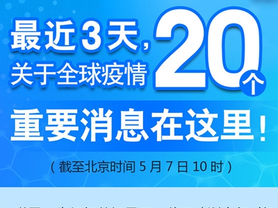 【圖解】最近3天，關(guān)于全球疫情20個重要消息在這里！